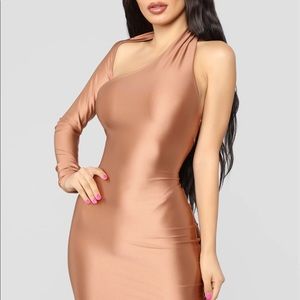 The love i gave you one shoulder dress